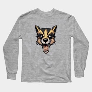 Crazed Badger Long Sleeve T-Shirt